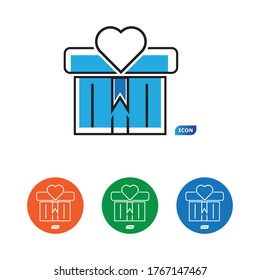 Gift Box Icon Vector Illustration design