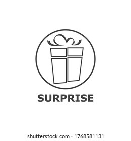 Geschenkbox-Vektorgrafik-Design