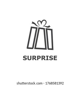 Geschenkbox-Vektorgrafik-Design