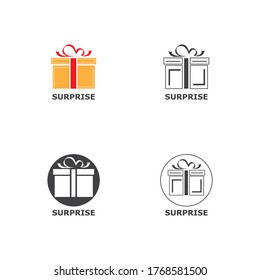 Geschenkbox-Vektorgrafik-Design
