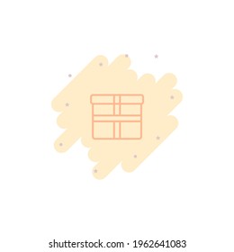 Gift Box Icon Vector Illustration Design
