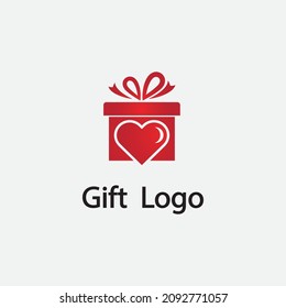 Diseño de imagen de vectores de iconos de caja de regalo