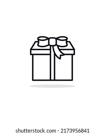 gift box 
 icon vector illustration, eps 10