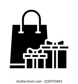gift box icon vector illustration logo template isolated on white background