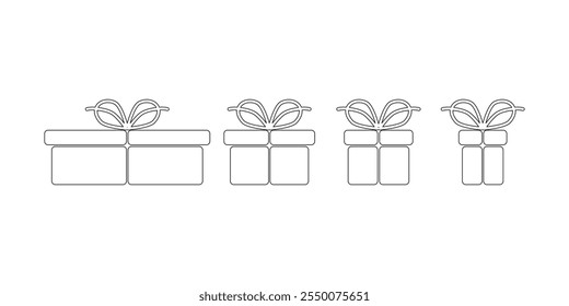 Geschenkbox, Vektorgrafik