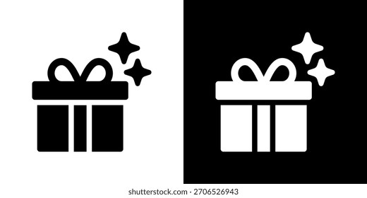 Gift Box Icon Vector Illustration. Flat Style Design Created For Creative Flexibility In Light And Dark Versions.