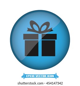 Gift box icon vector illustration EPS 10.