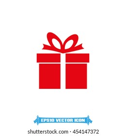 Gift box icon vector illustration EPS 10.