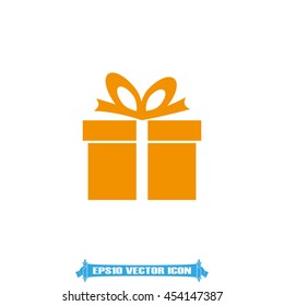 Gift box icon vector illustration EPS 10.