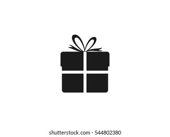 Gift box icon vector illustration on white background