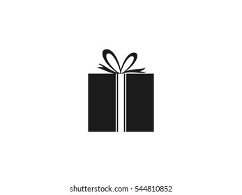 Gift box icon vector illustration on white background