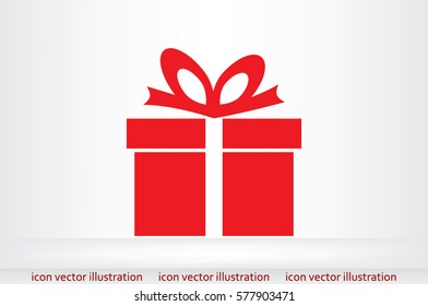 gift box icon vector illustration 