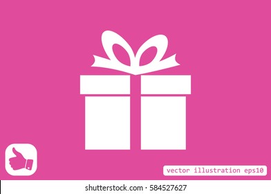 gift box icon vector illustration 