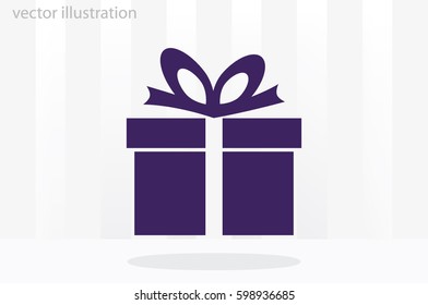 gift box icon vector illustration.