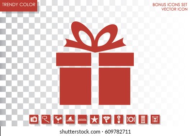 gift box icon vector illustration.