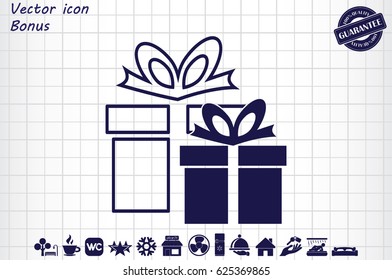 gift box icon vector illustration.