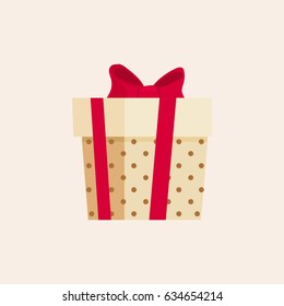 Gift box icon vector illustration