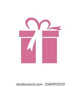 Gift Box Icon Vector Logo Template
