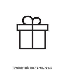 gift box icon vector sign symbol
