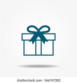 Gift Box Icon, vector signs