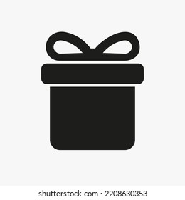 Gift Box Icon Vector Template For Web, Computer And Mobile App