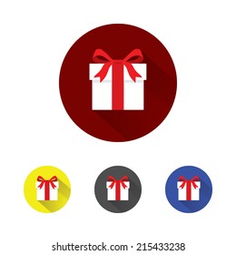 Gift box icons