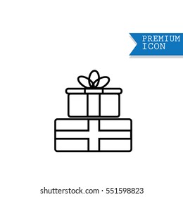 Gift box icons