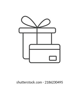 Gift box icons  symbol vector elements for infographic web