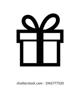 Gift box icons vector isolated on white background