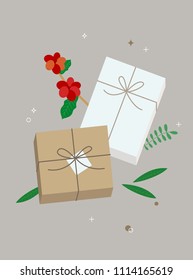Gift box illustration.