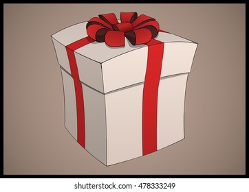 Gift box illustration