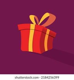 Ilustración de caja de regalo para su proyecto. 