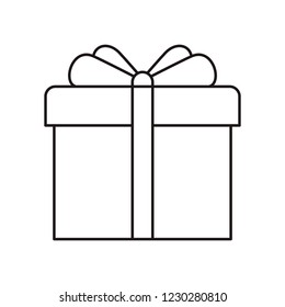 gift box isolated icon