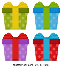 Gift box isolated on white background