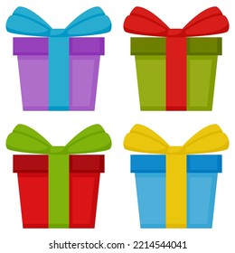 Gift box isolated on white background