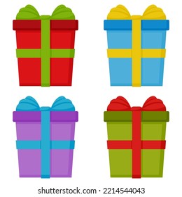 Gift box isolated on white background