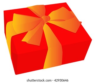 gift box isolated on the white background