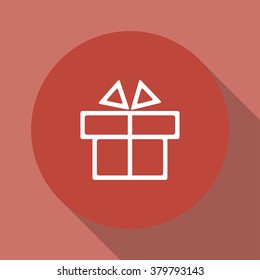 Gift box itson - vector icon. EPS 10