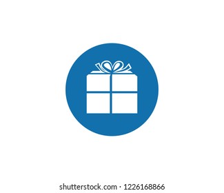 gift box line Flat icon vector