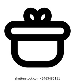 gift box Line Icon Fat UI 