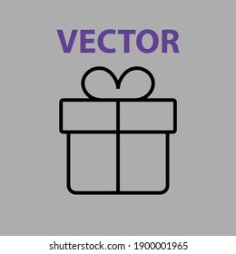 Gift Box Line Icon Gifts for Christmas and New Year Holidays Editable Stroke Simple Icons