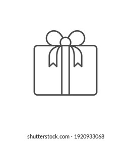 Kontursymbol für Geschenkbox