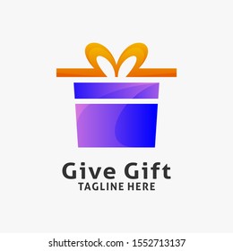 Gift box logo design inspiration