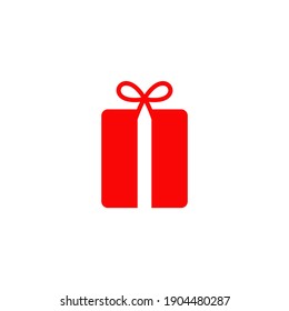 Gift Box Logo Design Vector Template