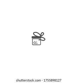 Symbolvorlage für Geschenkbox-Logo
