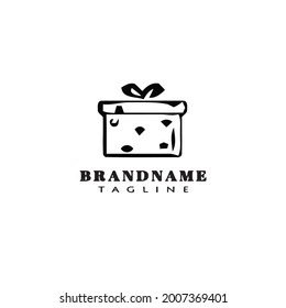 gift box logo template icon modern vector illustration