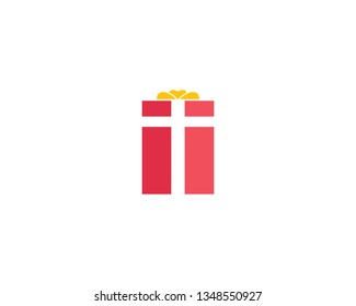 Gift Box logo vector icon template
