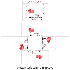 Gift box - love tree