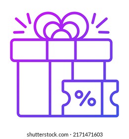 gift box Modern concepts design, vector illustration