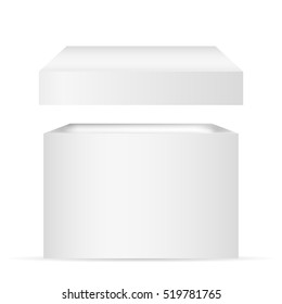 Gift in a box on a white background, vector